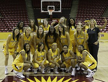 The ASU Women's Basketball Team